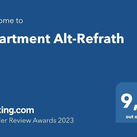 Apartment Alt-Refrath Μπέργκις Γκλάντμπαχ Εξωτερικό φωτογραφία
